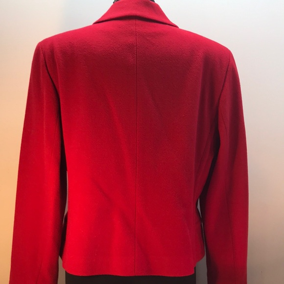 Harve Bernard Red “Cashmere-Like” Jacket Size XL - Picture 3 of 6